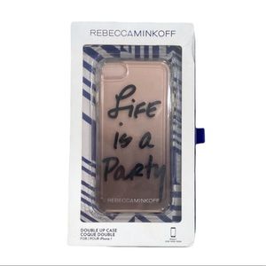 Rebecca Minkoff Ombre Life Is A Party Double Up IPhone Case